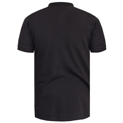 Black - Back - Duke Mens Grant Polo Shirt
