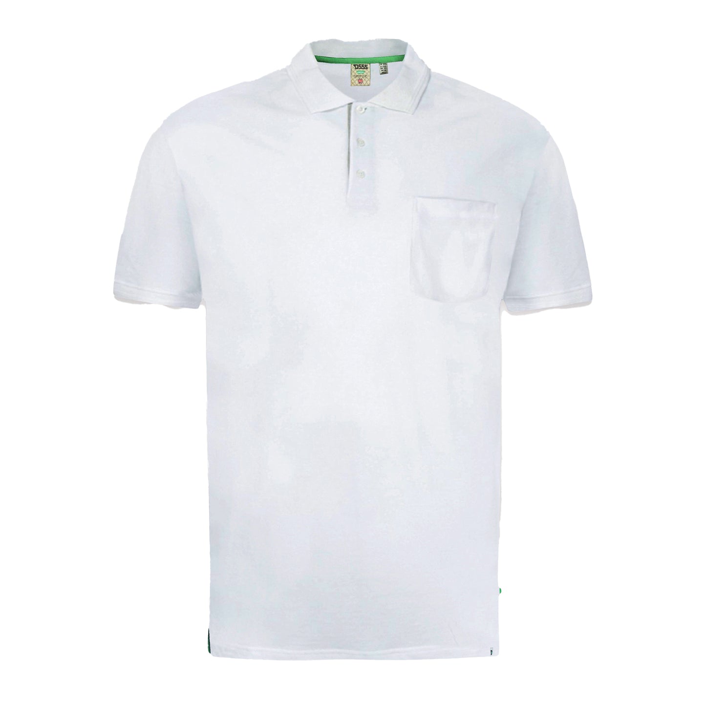 White - Front - Duke Mens Grant Polo Shirt