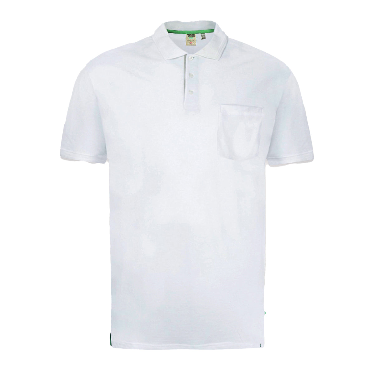 White - Front - Duke Mens Grant Polo Shirt