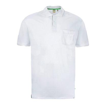 White - Front - Duke Mens Grant Polo Shirt