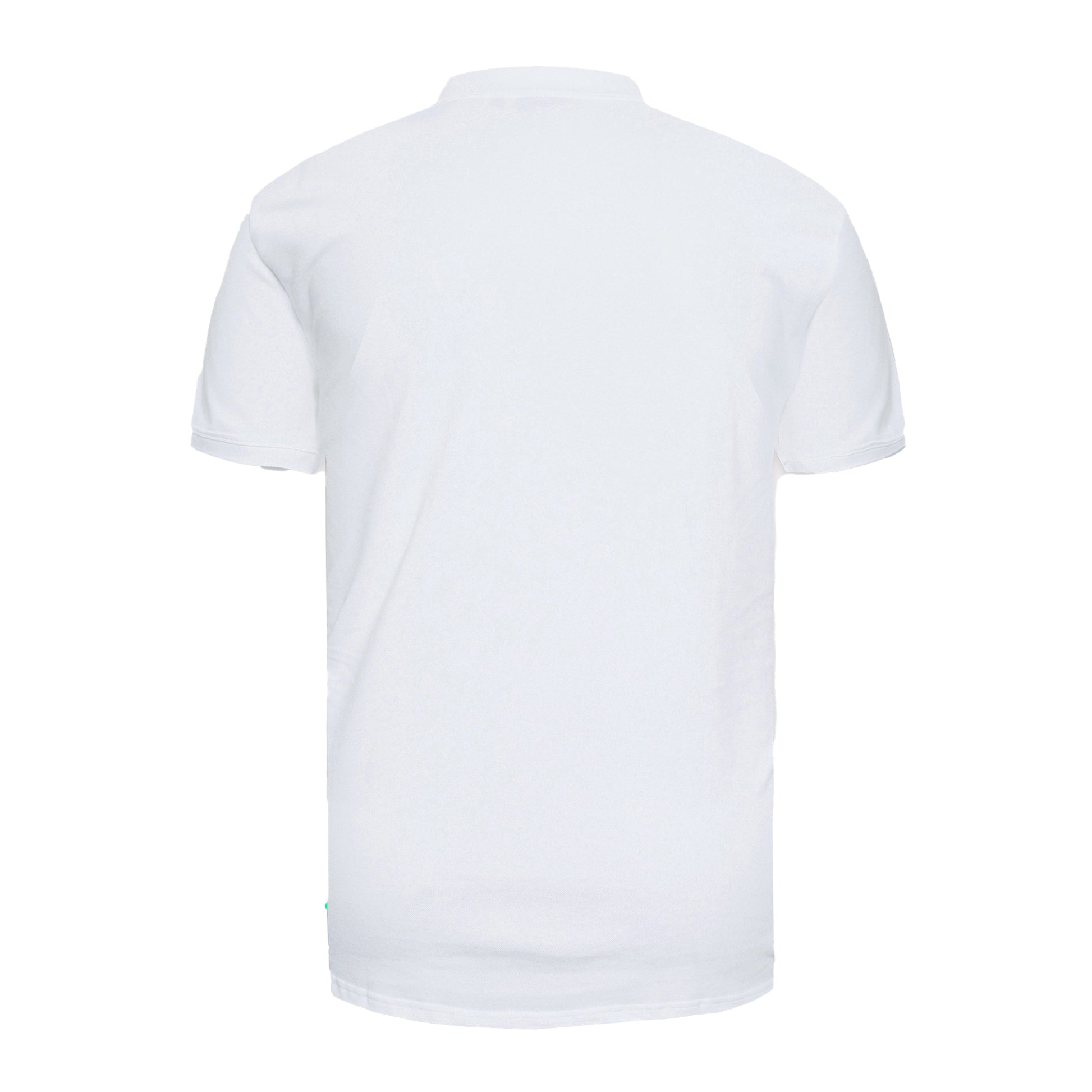 White - Back - Duke Mens Grant Polo Shirt