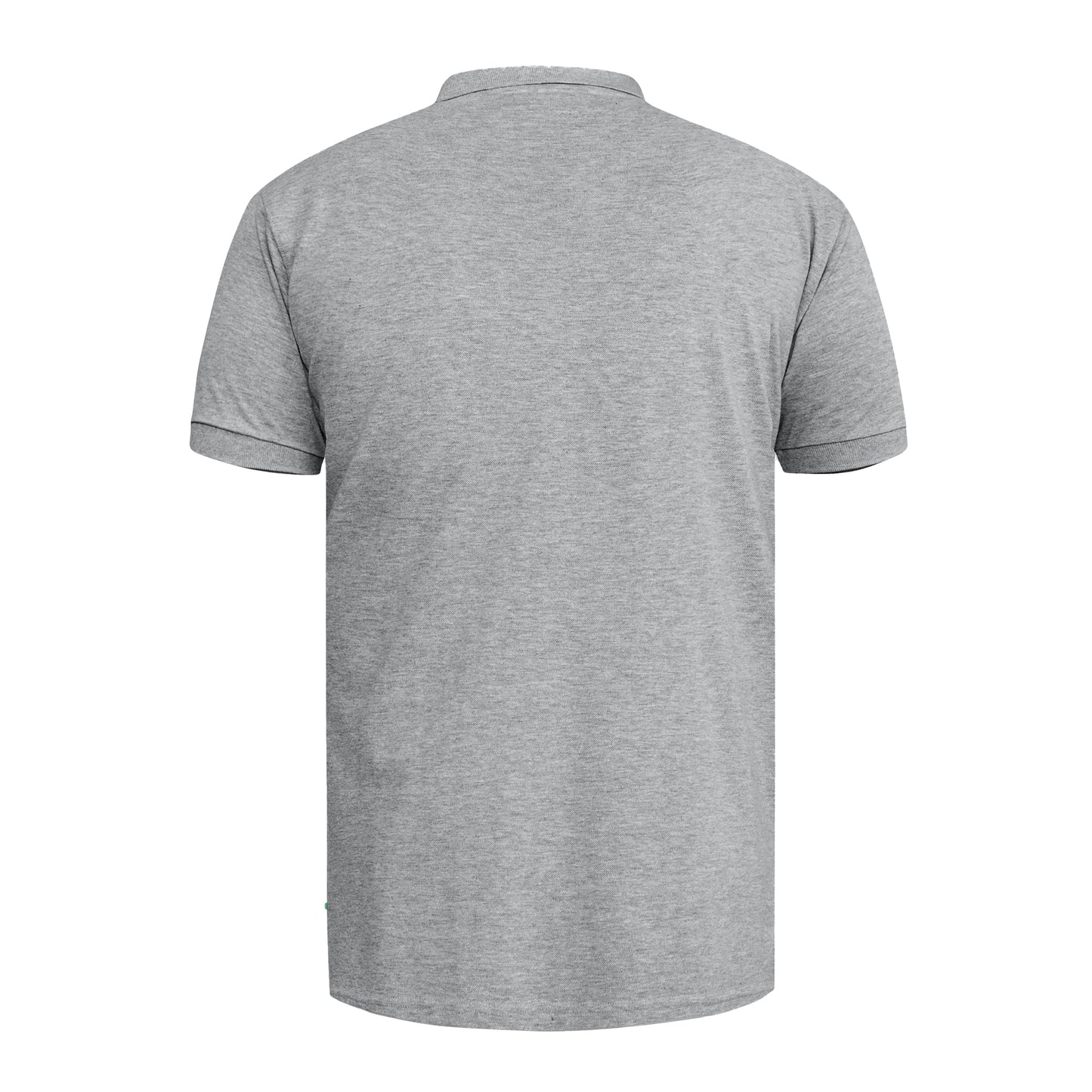 Grey Melange - Back - Duke Mens Grant Polo Shirt