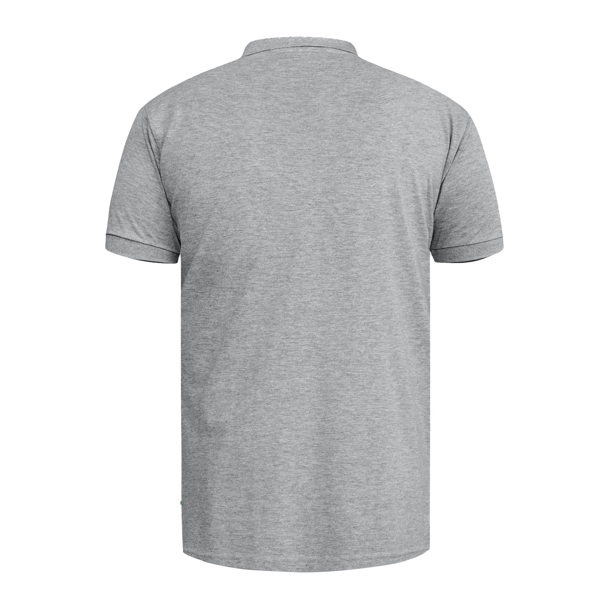 Grey Melange - Back - Duke Mens Grant Polo Shirt