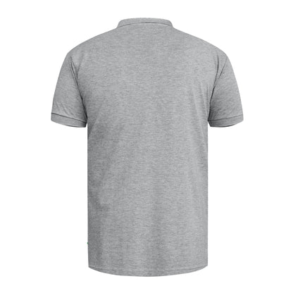 Grey Melange - Back - Duke Mens Grant Polo Shirt