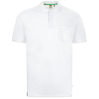 White - Front - Duke Mens Grant Polo Shirt
