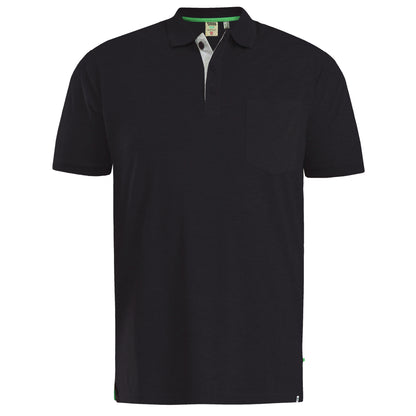 Black - Front - Duke Mens Grant Polo Shirt