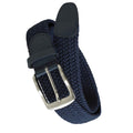 Navy - Back - D555 Mens Dani Stretch Braided Belt