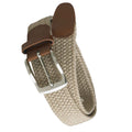 Stone - Side - D555 Mens Frank Stretch Braided Belt