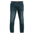 Vintage Blue - Front - D555 Mens Ambrose King Size Tapered Fit Stretch Jeans