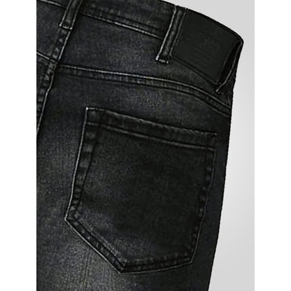 Grey Stonewash - Lifestyle - Duke Mens D555 Benson Stretch Tapered Kingsize Jeans