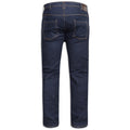 Indigo - Back - D555 Mens Cedric King Size Tapered Fit Stretch Jeans