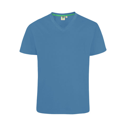 Teal - Front - Duke Mens D555 Signature Kingsize T-Shirt
