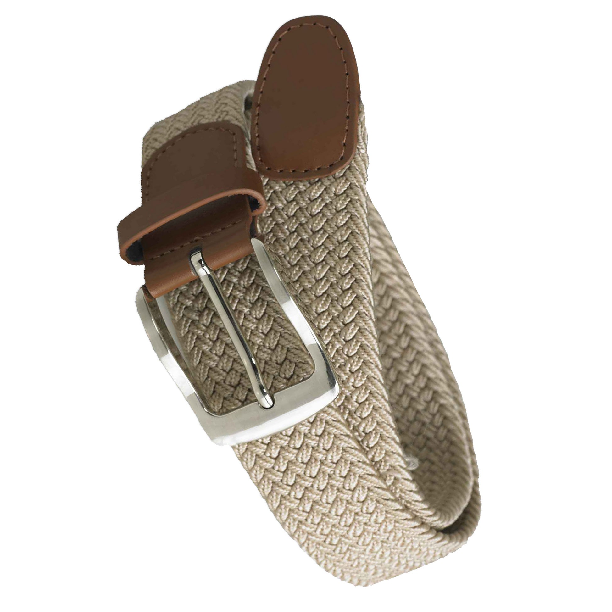 Stone - Back - Duke D555 Frank Braided Stretch Belt