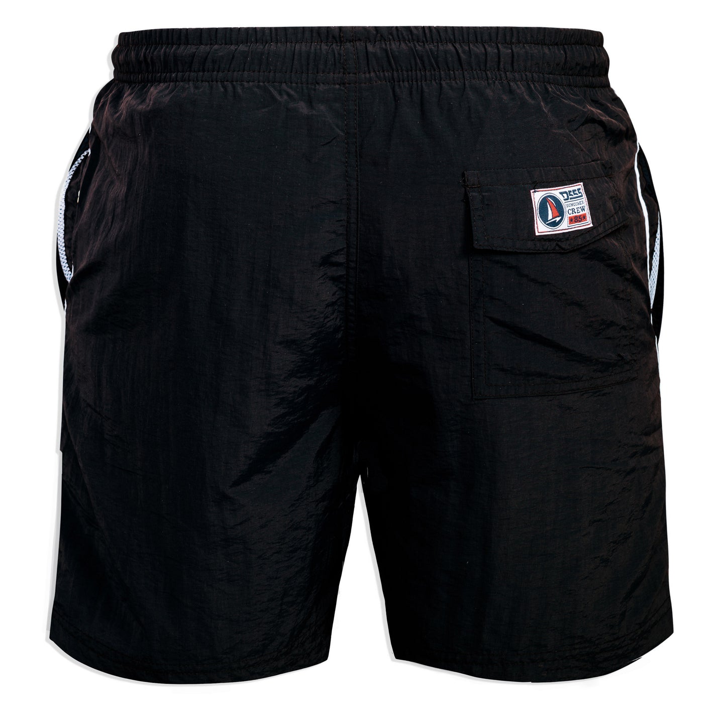 Black - Back - Duke Mens D555 Yarrow Kingsize Swim Shorts