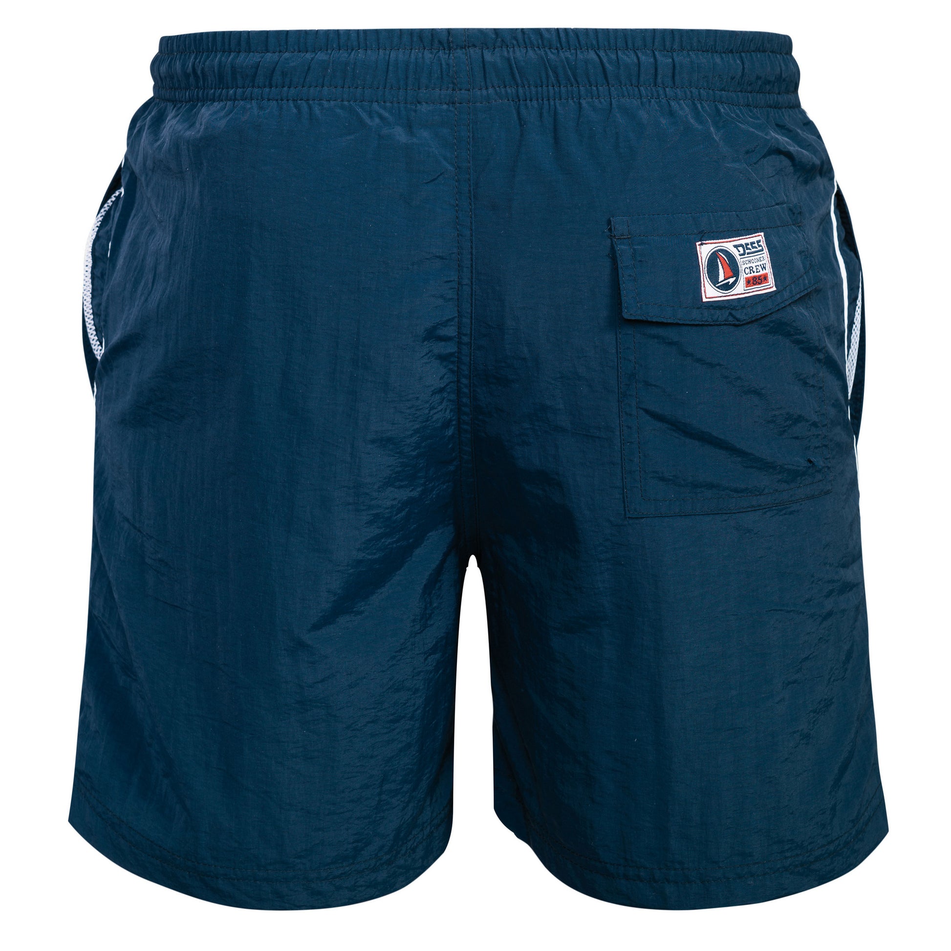 Navy - Back - Duke Mens D555 Yarrow Kingsize Swim Shorts