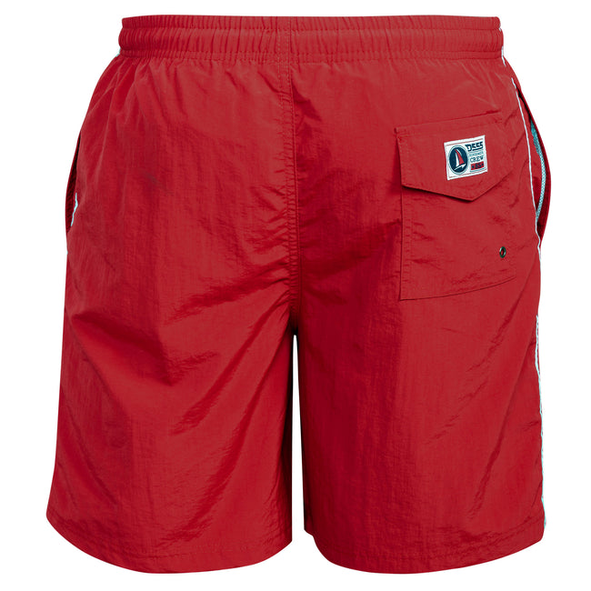 Red - Back - Duke Mens D555 Yarrow Kingsize Swim Shorts