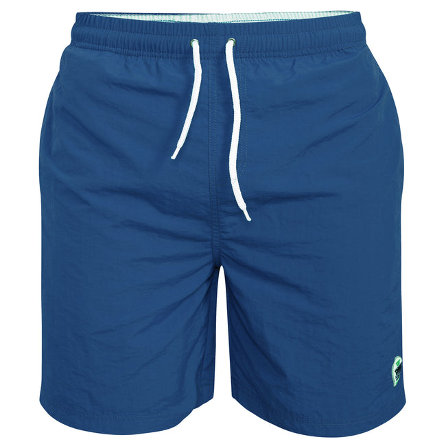 Royal - Front - Duke Mens D555 Yarrow Kingsize Swim Shorts