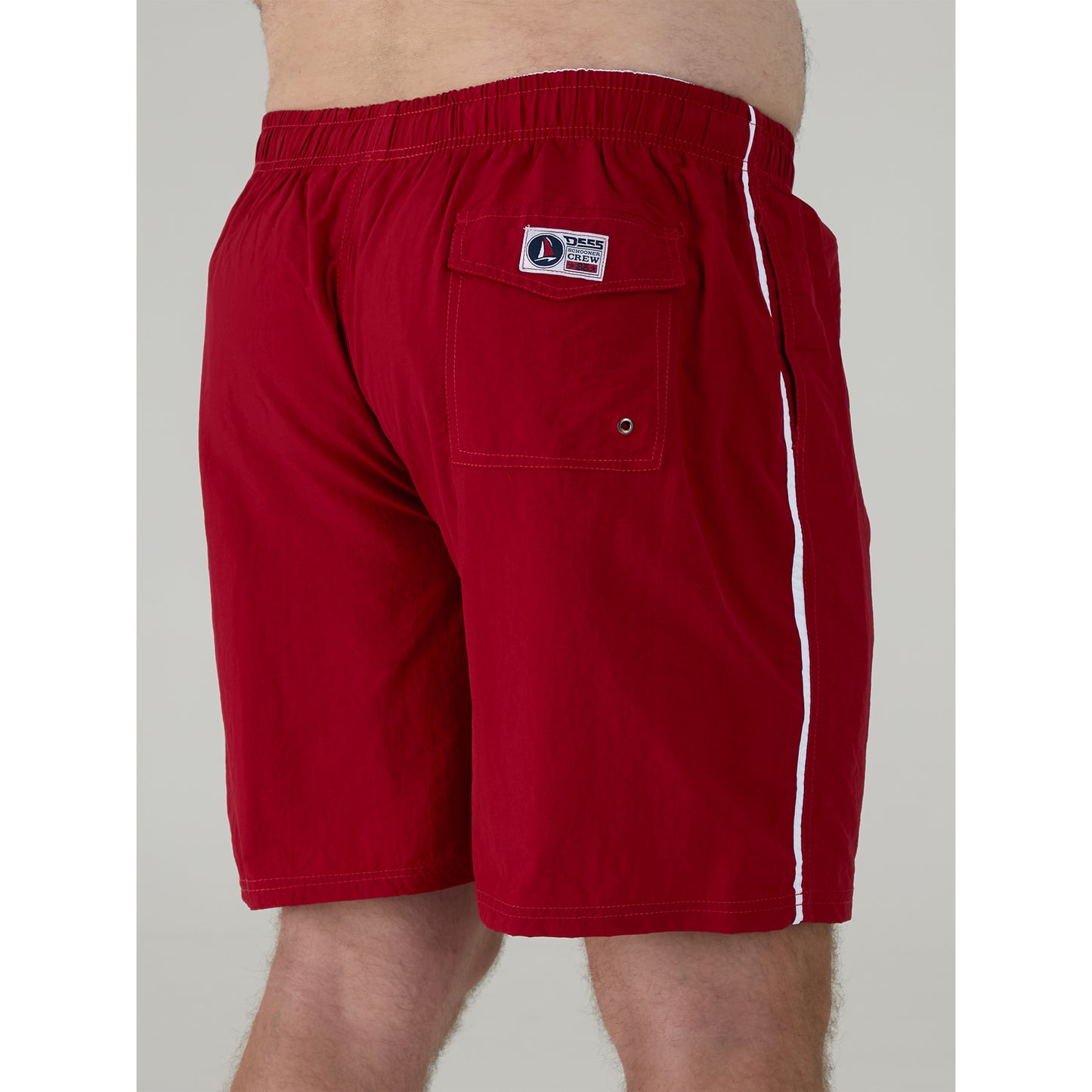 Red - Lifestyle - Duke Mens D555 Yarrow Kingsize Swim Shorts