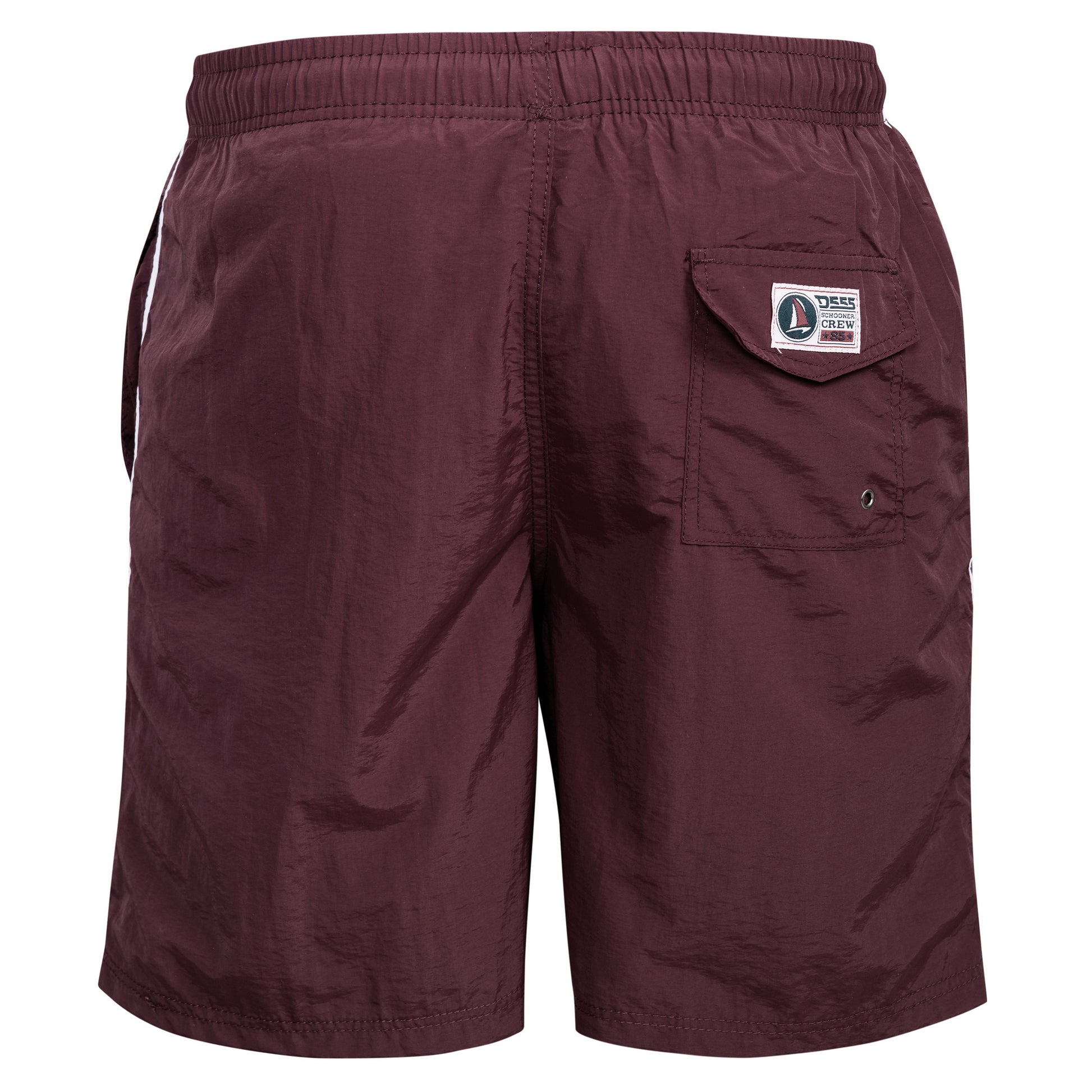 Burgundy - Back - Duke Mens D555 Yarrow Kingsize Swim Shorts