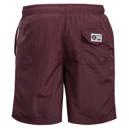 Burgundy - Back - Duke Mens D555 Yarrow Kingsize Swim Shorts