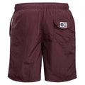 Burgundy - Back - Duke Mens D555 Yarrow Kingsize Swim Shorts