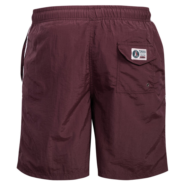 Burgundy - Back - Duke Mens D555 Yarrow Kingsize Swim Shorts