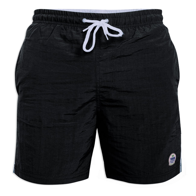 Black - Front - Duke Mens D555 Yarrow Kingsize Swim Shorts