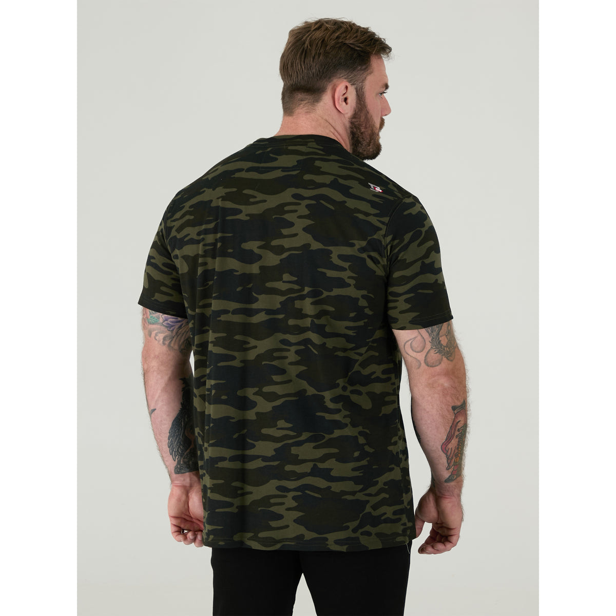 Jungle - Side - Duke Mens D555 Gaston Camouflage Kingsize T-Shirt