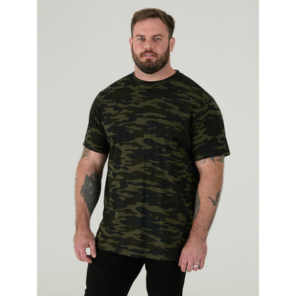 Jungle - Lifestyle - Duke Mens D555 Gaston Camouflage Kingsize T-Shirt