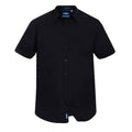 Black - Front - Duke Mens Aeron Kingsize Short Sleeve Classic Regular Shirt