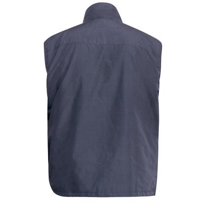 Navy - Back - Duke Mens D555 Enzo Multi Pocket Kingsize Hunting Waistcoat