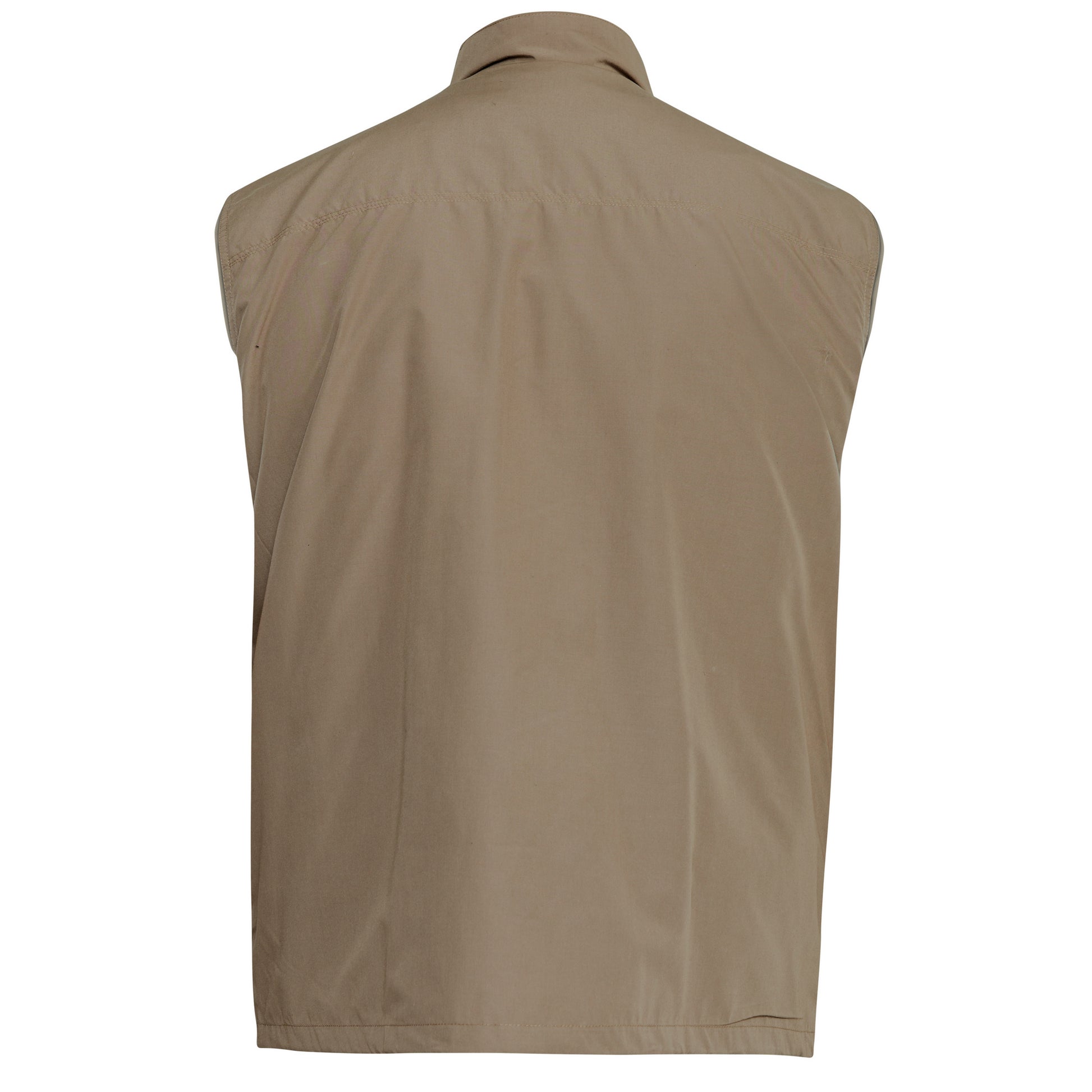 Walnut - Back - Duke Mens D555 Enzo Multi Pocket Kingsize Hunting Waistcoat
