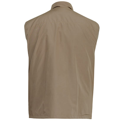 Walnut - Back - Duke Mens D555 Enzo Multi Pocket Kingsize Hunting Waistcoat