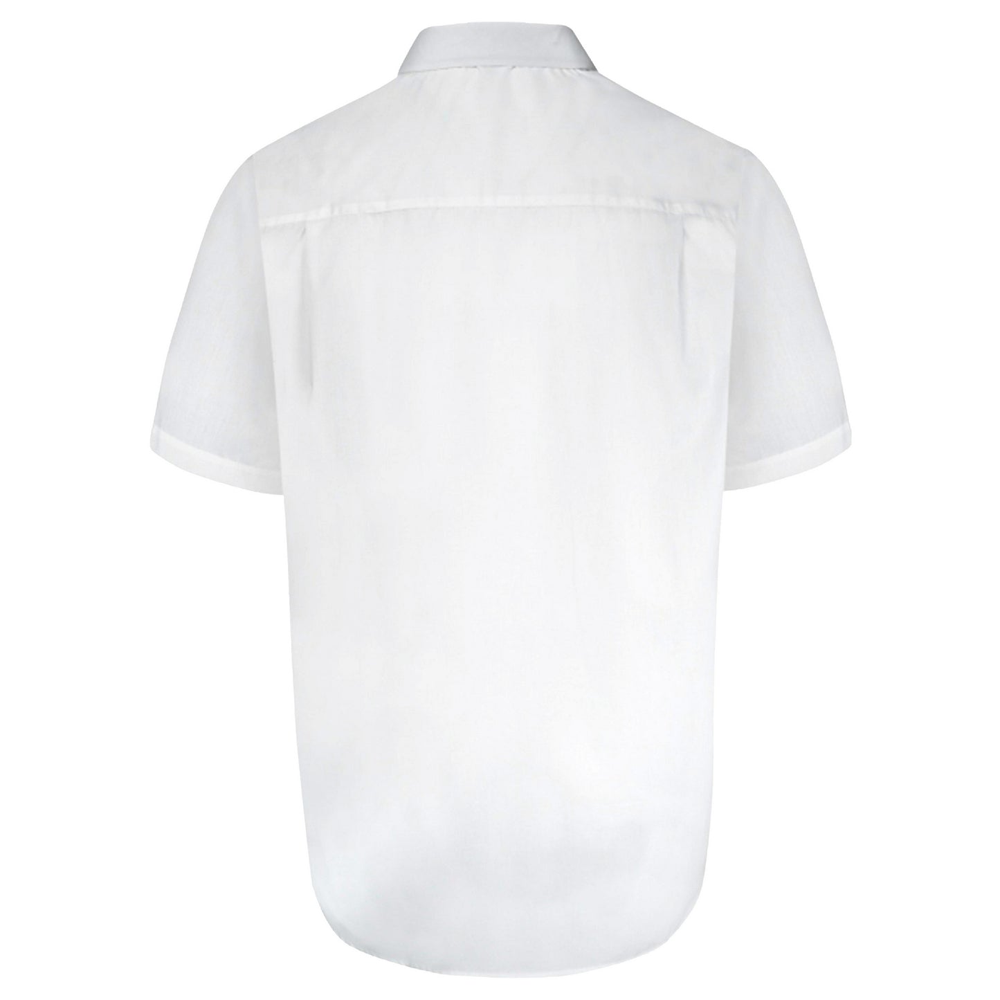 White - Back - Duke Mens D555 Delmar Kingsize Short-Sleeved Shirt