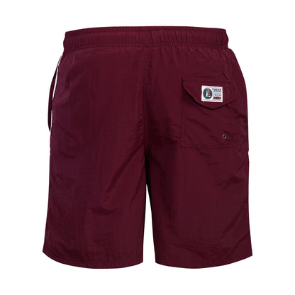 Burgundy - Back - Duke Mens D555 Yarrow Swim Shorts