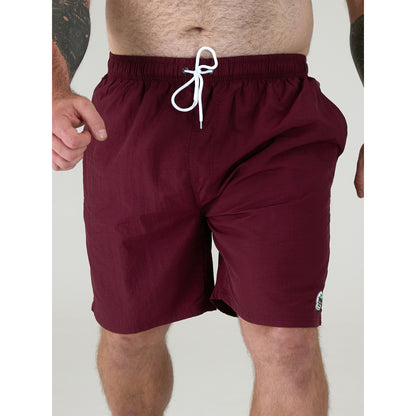 Burgundy - Pack Shot - Duke Mens D555 Yarrow Swim Shorts