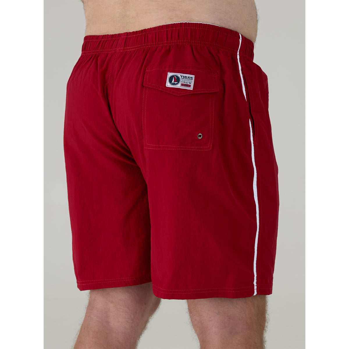 Red - Lifestyle - Duke Mens D555 Yarrow Swim Shorts