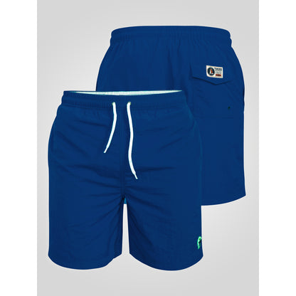 Royal - Side - Duke Mens D555 Yarrow Swim Shorts