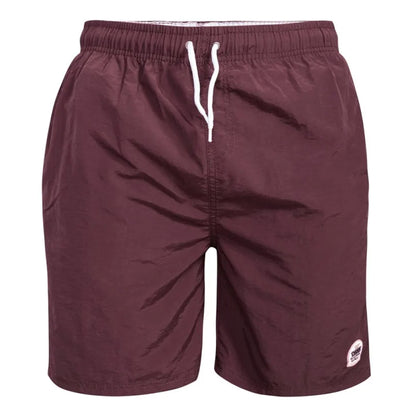Burgundy - Front - Duke Mens D555 Yarrow Swim Shorts