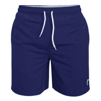 Navy - Front - Duke Mens D555 Yarrow Swim Shorts