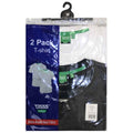 Black-White - Lifestyle - D555 Mens Fenton Kingsize Round Neck T-shirts (Pack Of 2)