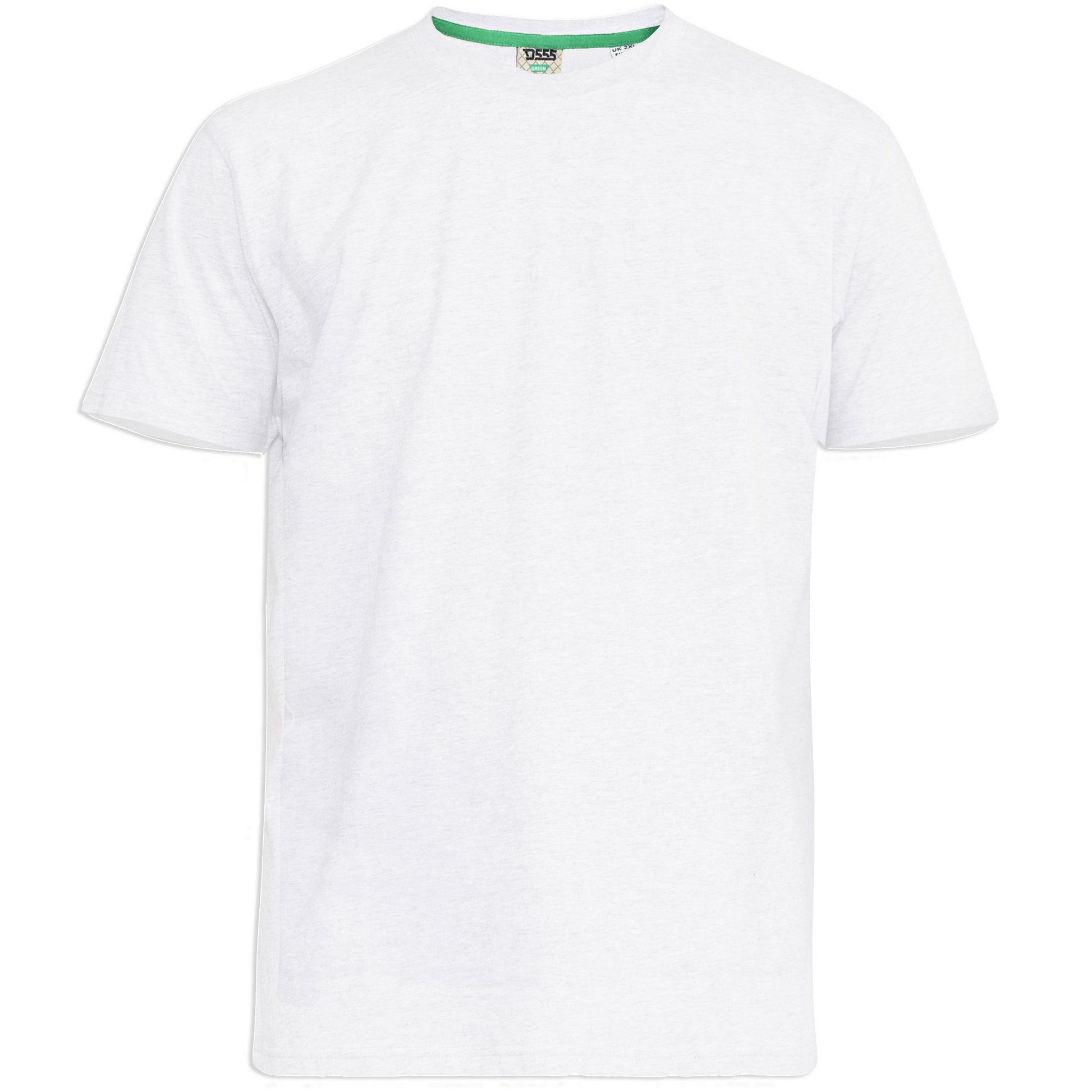Grey-White - Back - Duke Mens D555 Fenton Kingsize T-Shirt (Pack Of 2)