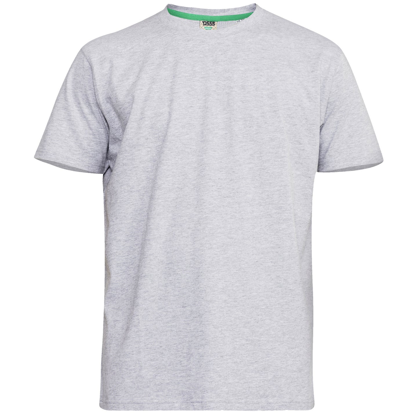 Black-Grey - Back - Duke Mens D555 Fenton Kingsize T-Shirt (Pack Of 2)