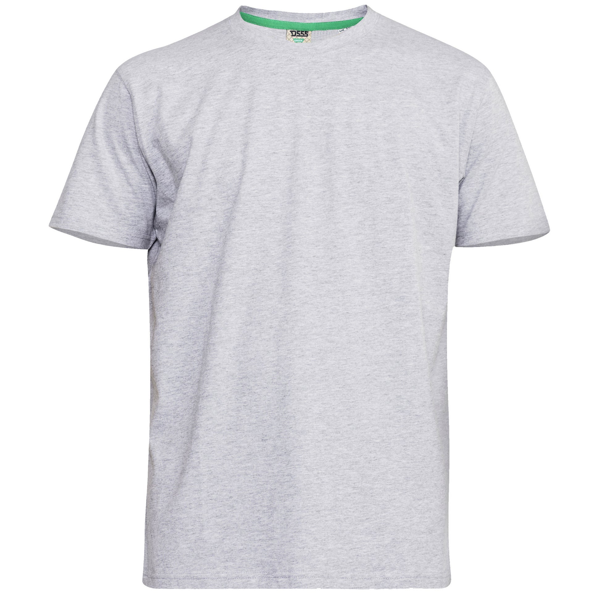 Black-Grey - Back - Duke Mens D555 Fenton Kingsize T-Shirt (Pack Of 2)