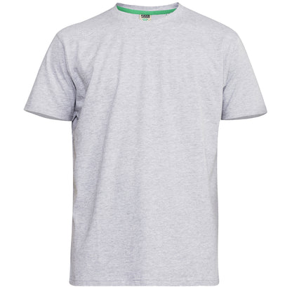 Black-Grey - Back - Duke Mens D555 Fenton Kingsize T-Shirt (Pack Of 2)