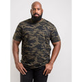 Jungle - Back - D555 Mens Gaston Camouflage Print T-Shirt