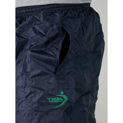 Navy - Close up - Duke Mens D555 Elba Packaway Kingsize Over Trousers