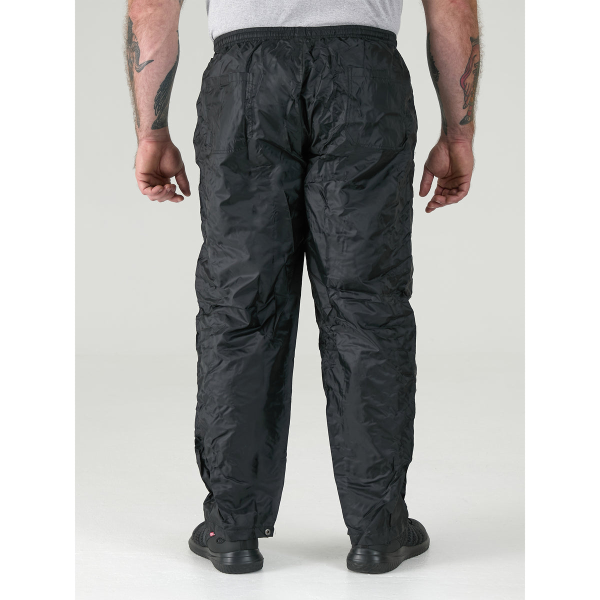 Black - Lifestyle - Duke Mens D555 Elba Packaway Kingsize Over Trousers