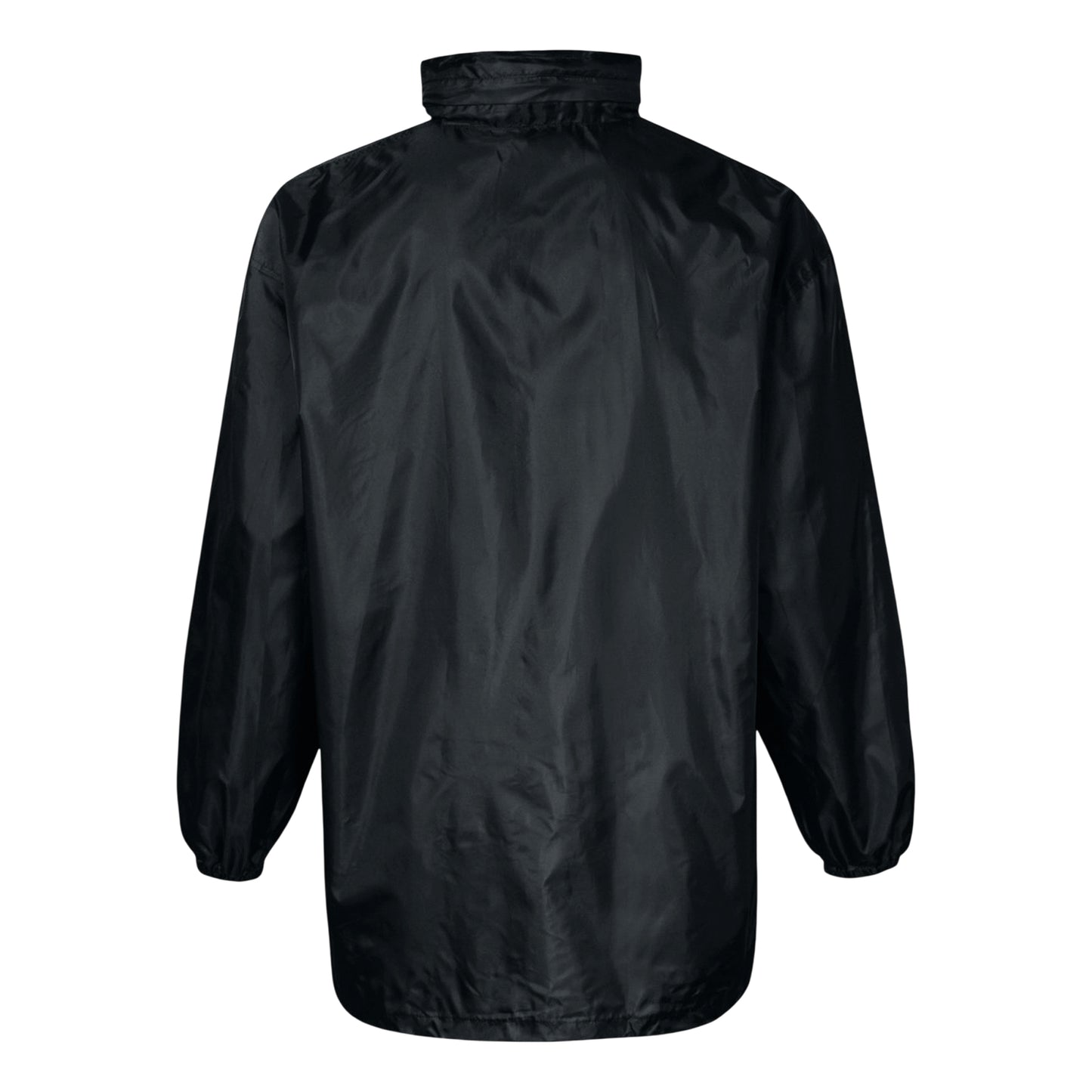 Black - Back - Duke Mens D555 Zac Packaway Kingsize Waterproof Jacket