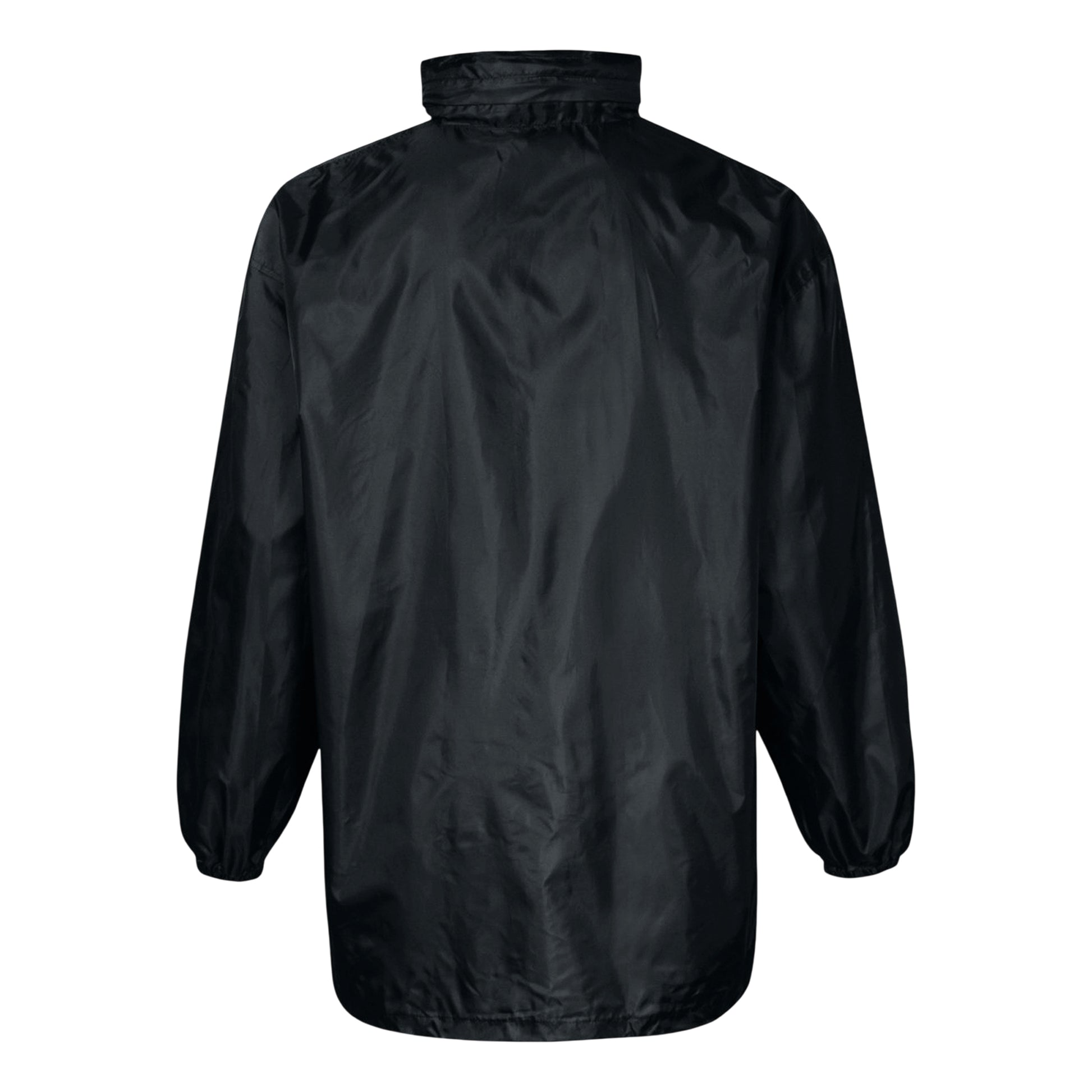 Black - Back - Duke Mens D555 Zac Packaway Kingsize Waterproof Jacket